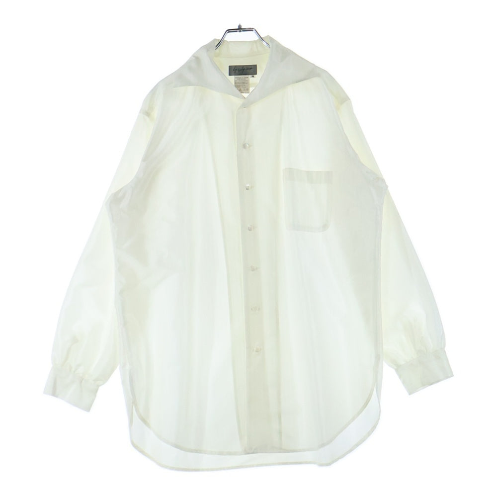Yohji Yamamoto POUR HOMME(ヨウジヤマモト プールオム) 99SS ストライプ ドレスシャツ ホワイト HC-B03-506