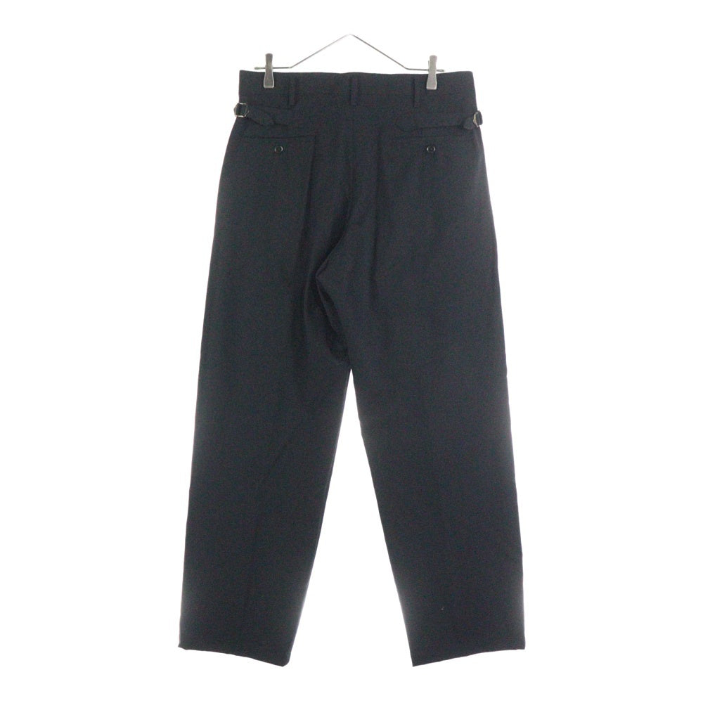 Yohji Yamamoto POUR HOMME(ヨウジヤマモト プールオム) 00SS ウールスラックスパンツ トラウザー ブラック HN-P01-191