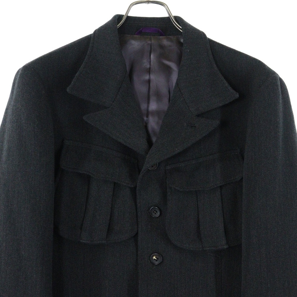 Paul Smith COLLECTION(ポールスミス コレクション) マルチポケット付き ウールジャケット グレー 424100 FD