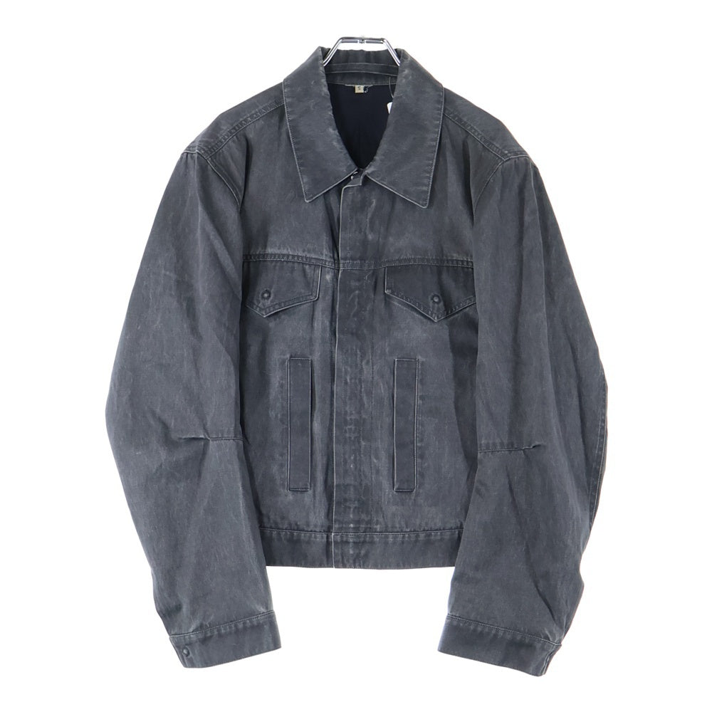 ANN DEMEULEMEESTER(アンドゥムルメステール) 97SS ツイルジャケット ブラック