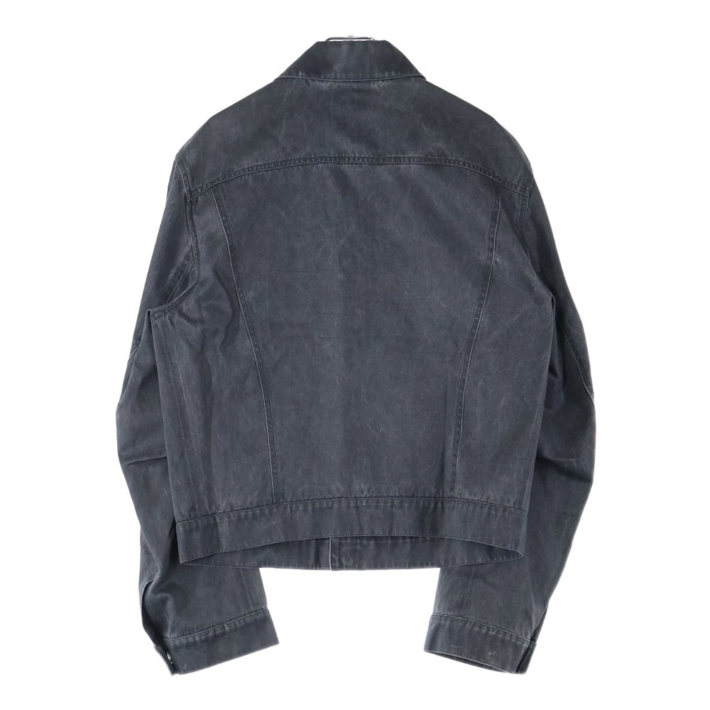 ANN DEMEULEMEESTER(アンドゥムルメステール) 97SS ツイルジャケット ブラック