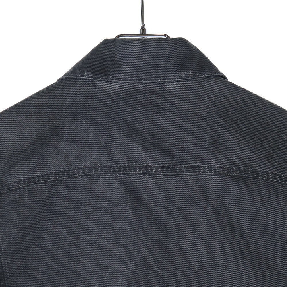 ANN DEMEULEMEESTER(アンドゥムルメステール) 97SS ツイルジャケット ブラック