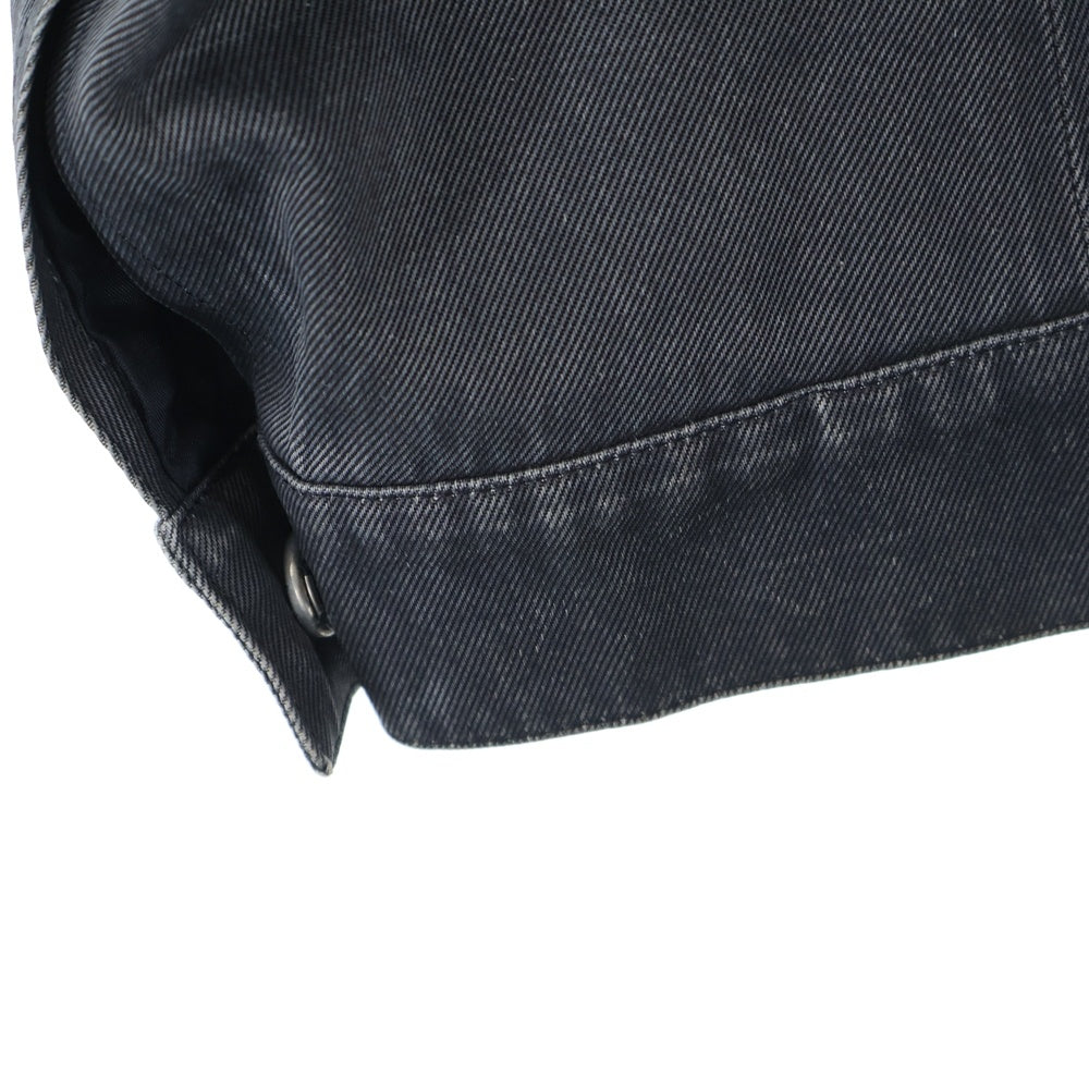ANN DEMEULEMEESTER(アンドゥムルメステール) 97SS ツイルジャケット ブラック