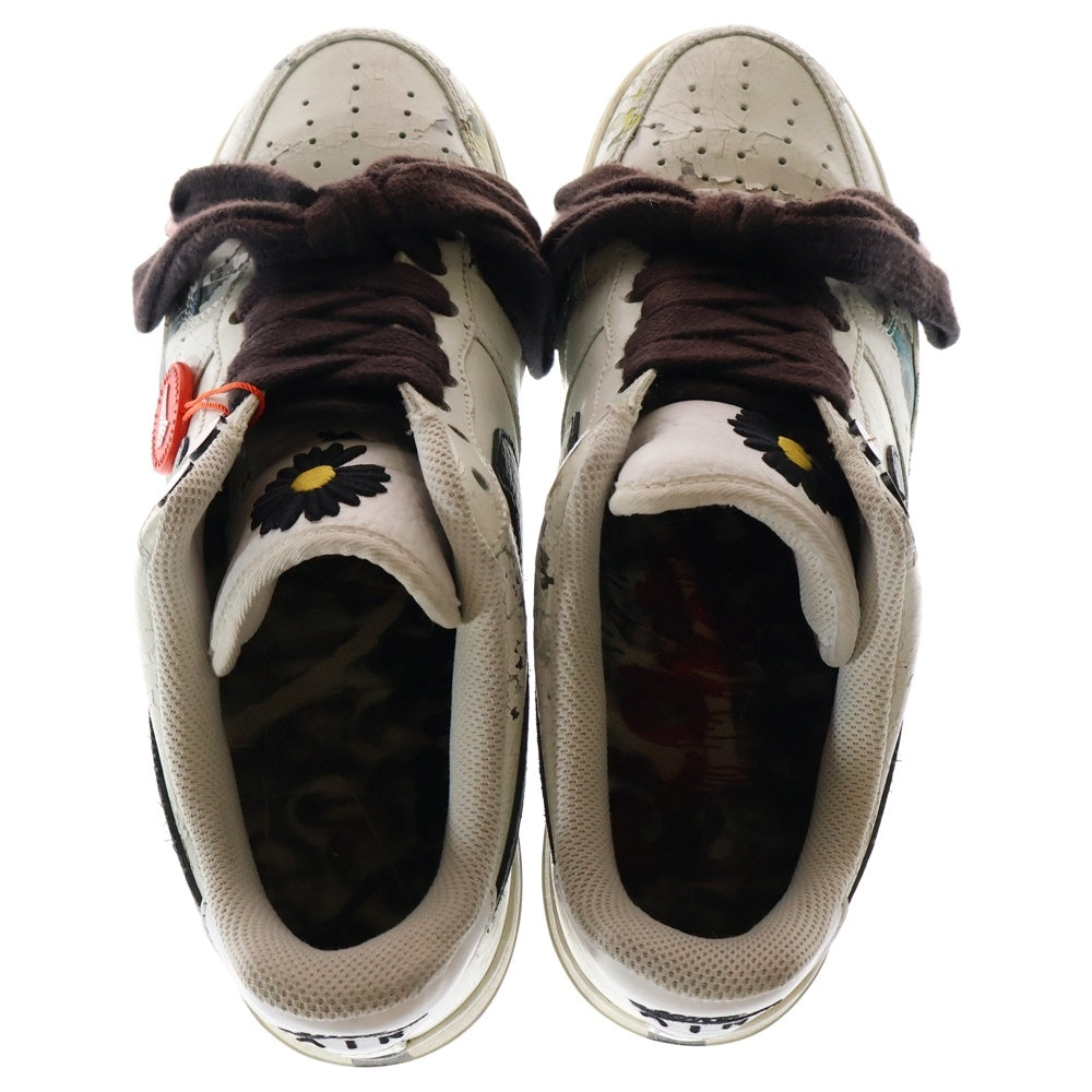 NIKE(ナイキ) ×PEACEMINUSONE AIR FORCE1 07 PARANOISE DD3223-100 ピースマイナスワン エアフォース1 07 パラノイズ ローカットスニーカー ホワイト US9/27cm