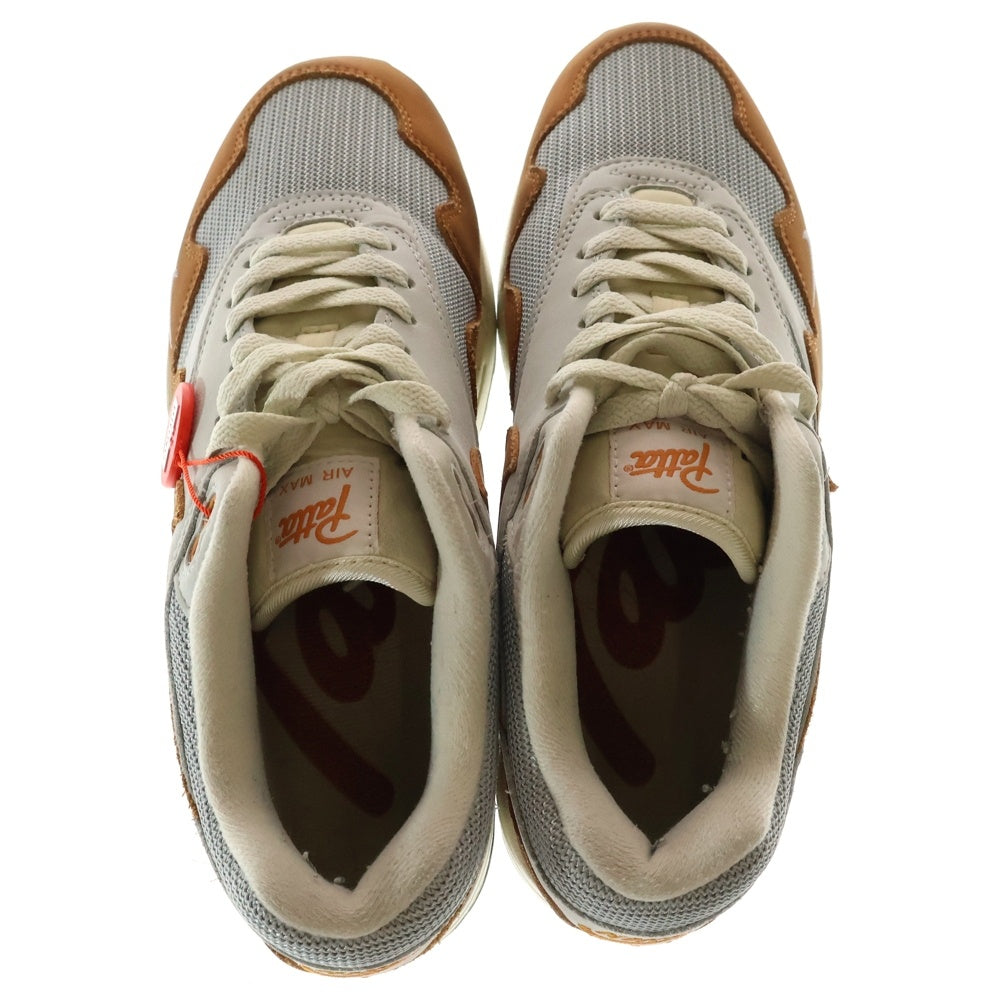 NIKE(ナイキ) ×PATTA AIR MAX 1 MONARCH DH1348-001 パタ エアマックス 1 モナーク ローカットスニーカー グレー/ブラウン US9/27cm
