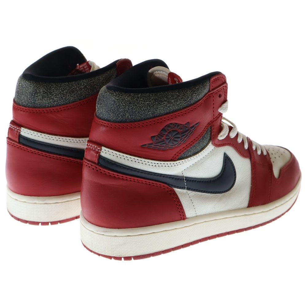 NIKE(ナイキ) AIR JORDAN 1 HIGH OG CHICAGO LOST & FOUND DZ5485-612 エアジョーダン1 シカゴ ロストアンドファウンド ハイカットスニーカー ホワイト/レッド US9/27cm