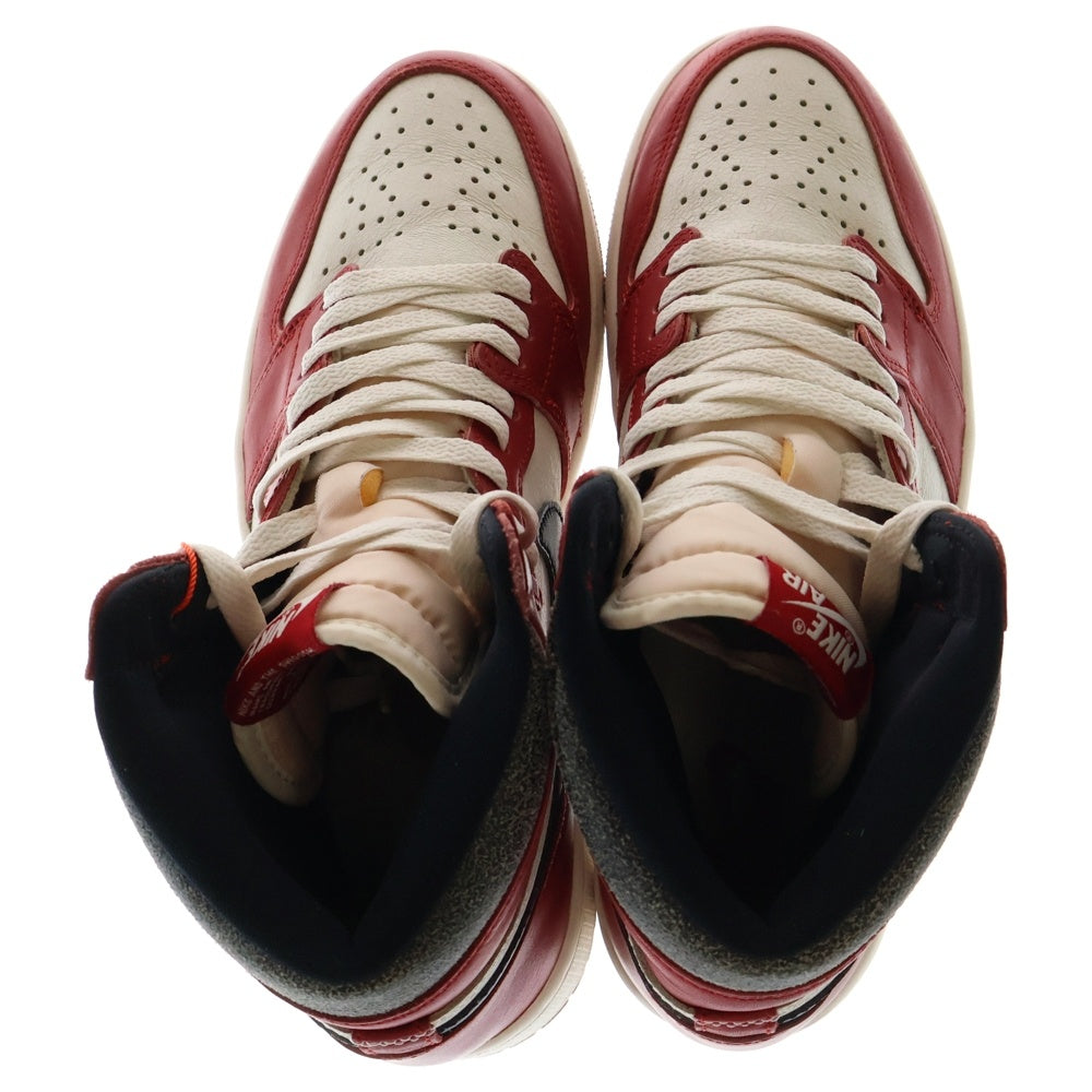 NIKE(ナイキ) AIR JORDAN 1 HIGH OG CHICAGO LOST & FOUND DZ5485-612 エアジョーダン1 シカゴ ロストアンドファウンド ハイカットスニーカー ホワイト/レッド US9/27cm