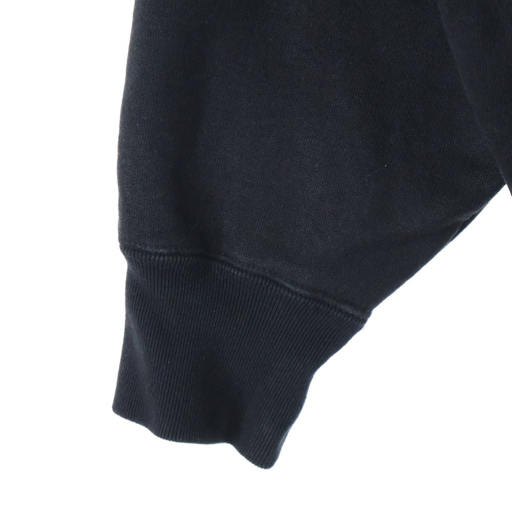 SUPREME(シュプリーム) 22AW Satin Applique Hooded Sweatshirt Mint サテンアップリケ バックロゴプルオーバーパーカー ブラック