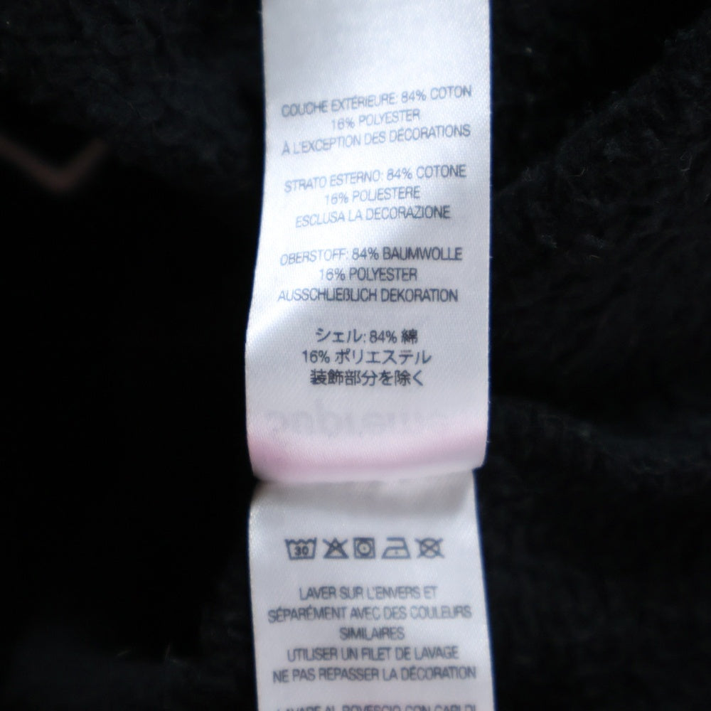 SUPREME(シュプリーム) 22AW Satin Applique Hooded Sweatshirt Mint サテンアップリケ バックロゴプルオーバーパーカー ブラック