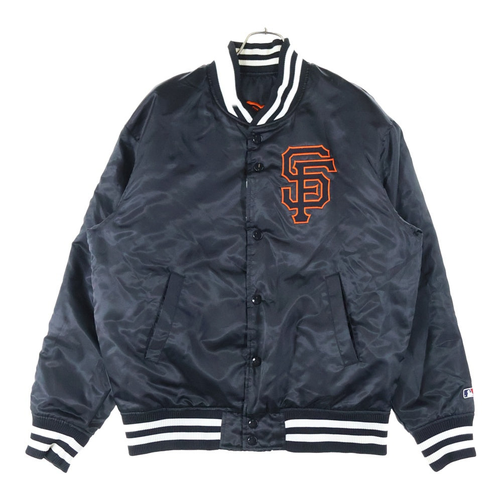 F.C.R.B.(エフシーアールビー) ×FANATICS MLB TOUR ALLTEAM REVERSIBLE メジャーリーグチームスタジャン ワッペン リバーシブル ブラック MM23-SF-1F12
