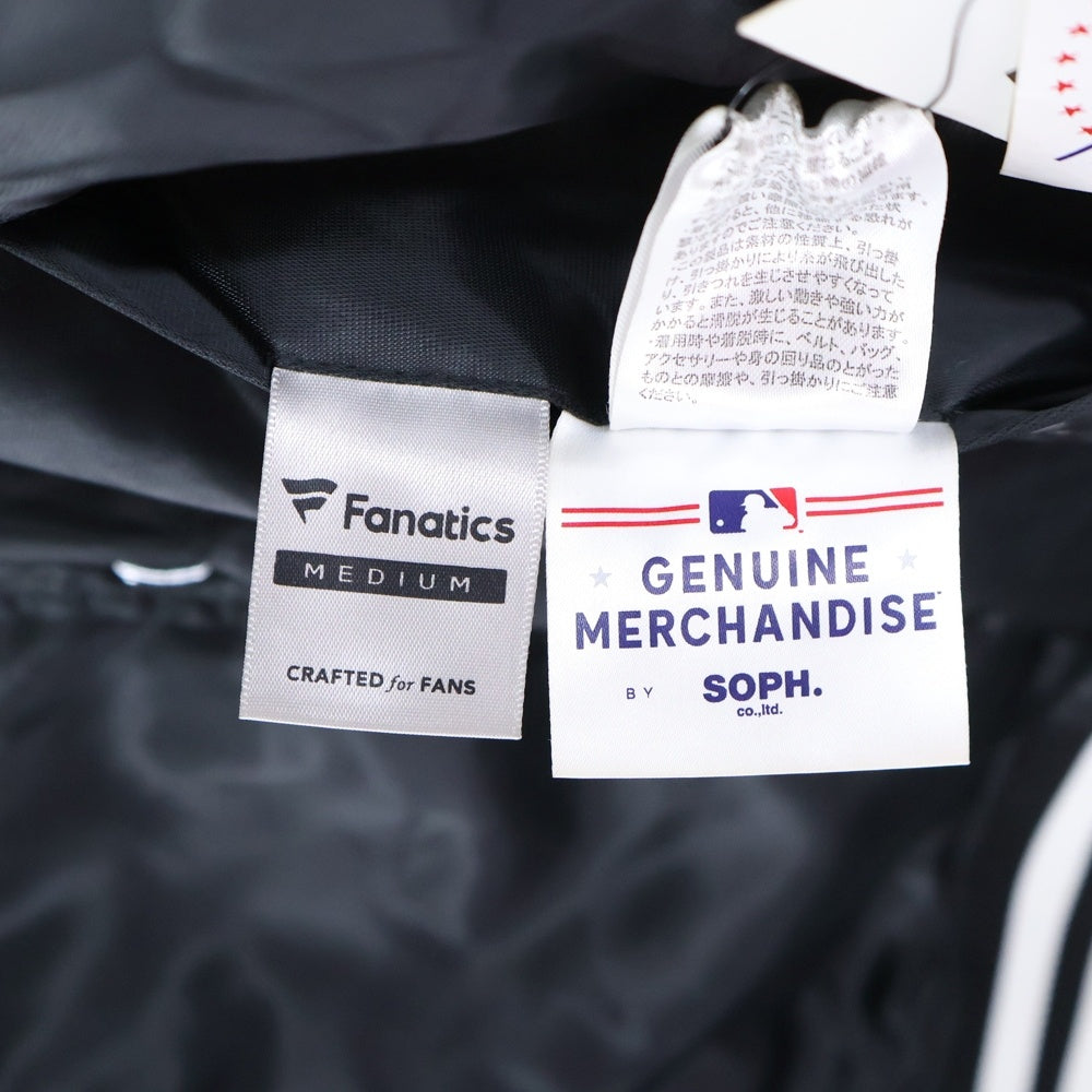 F.C.R.B.(エフシーアールビー) ×FANATICS MLB TOUR ALLTEAM REVERSIBLE メジャーリーグチームスタジャン ワッペン リバーシブル ブラック MM23-SF-1F12