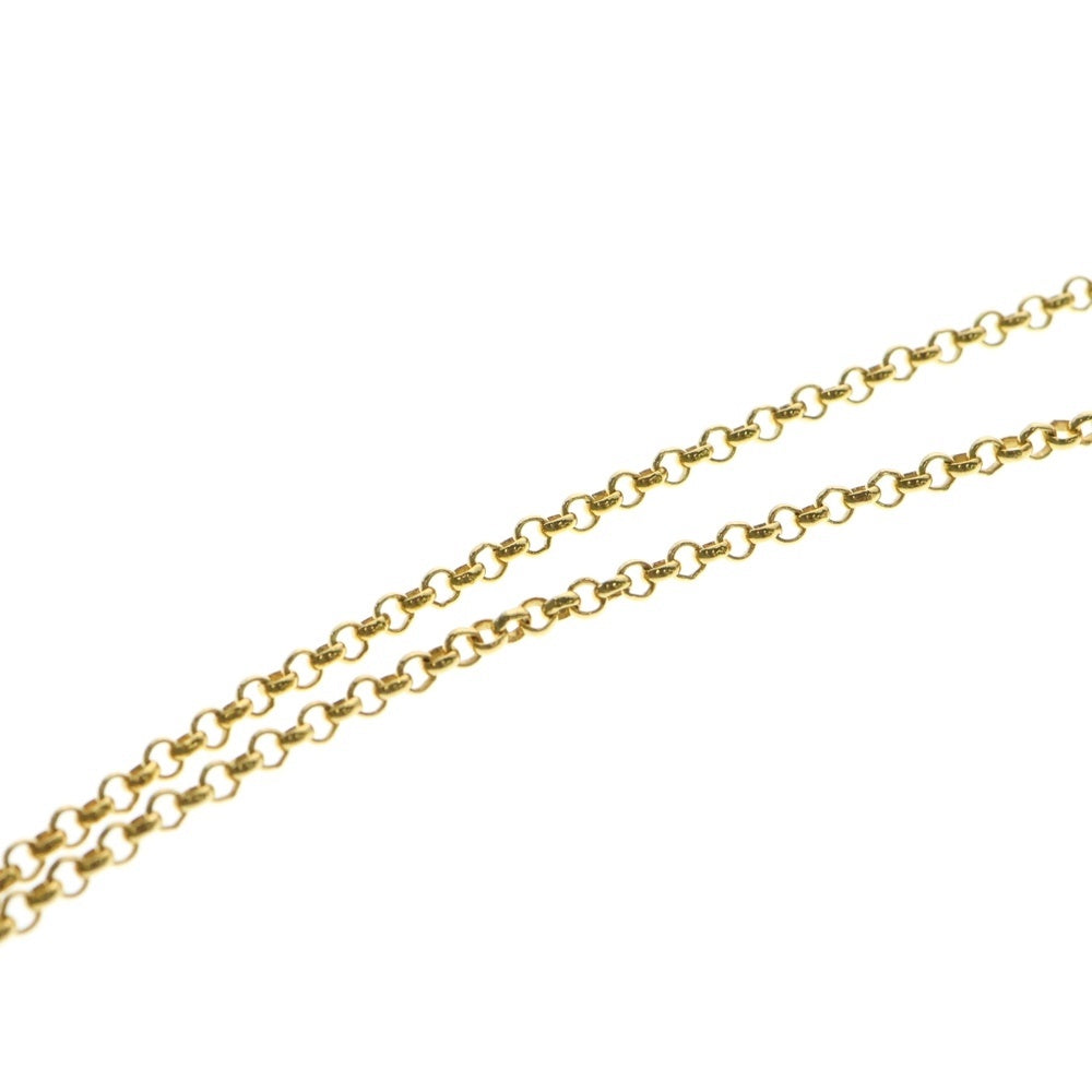 CHROME HEARTS(クロムハーツ) 22K NECKCHAIN R18 ロールチェーンネックレス 18inch ゴールド BCA010