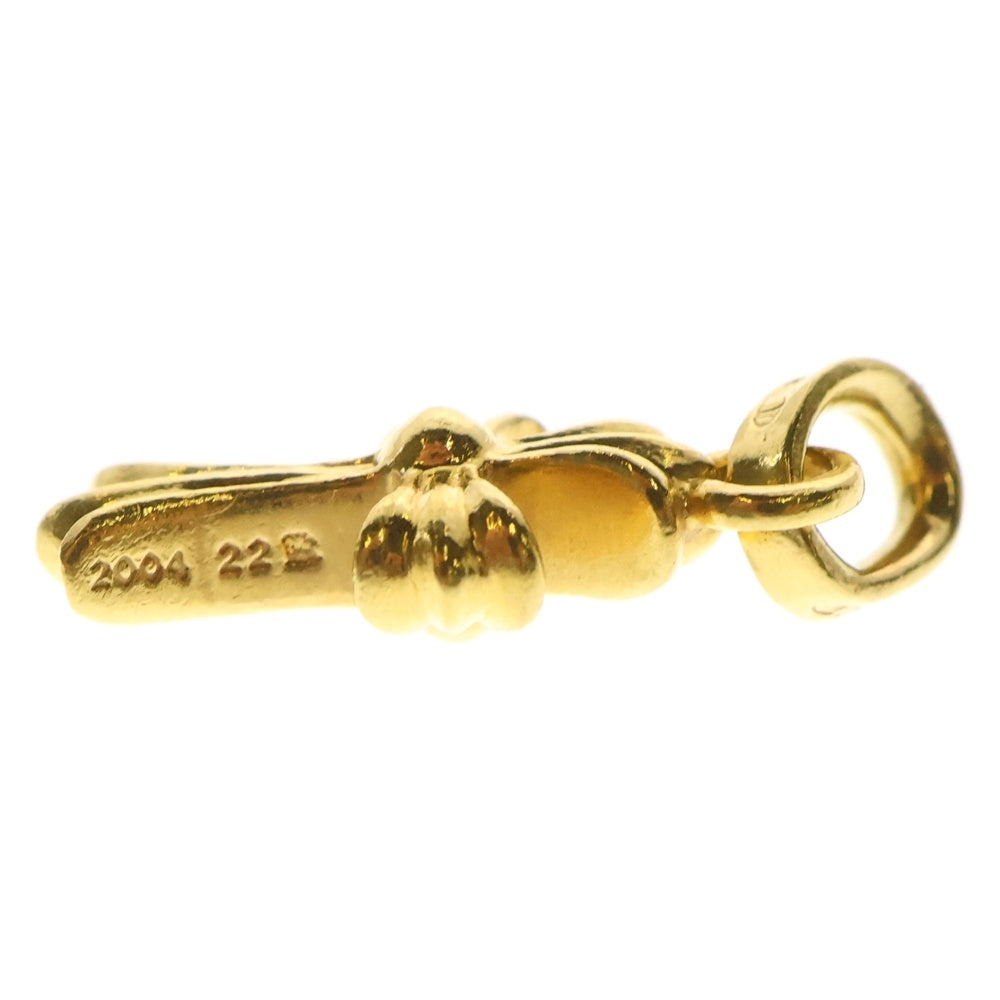 CHROME HEARTS(クロムハーツ) 22K CRS BBYFAT ベイビーファットクロス ペンダントトップ ゴールド BCA037