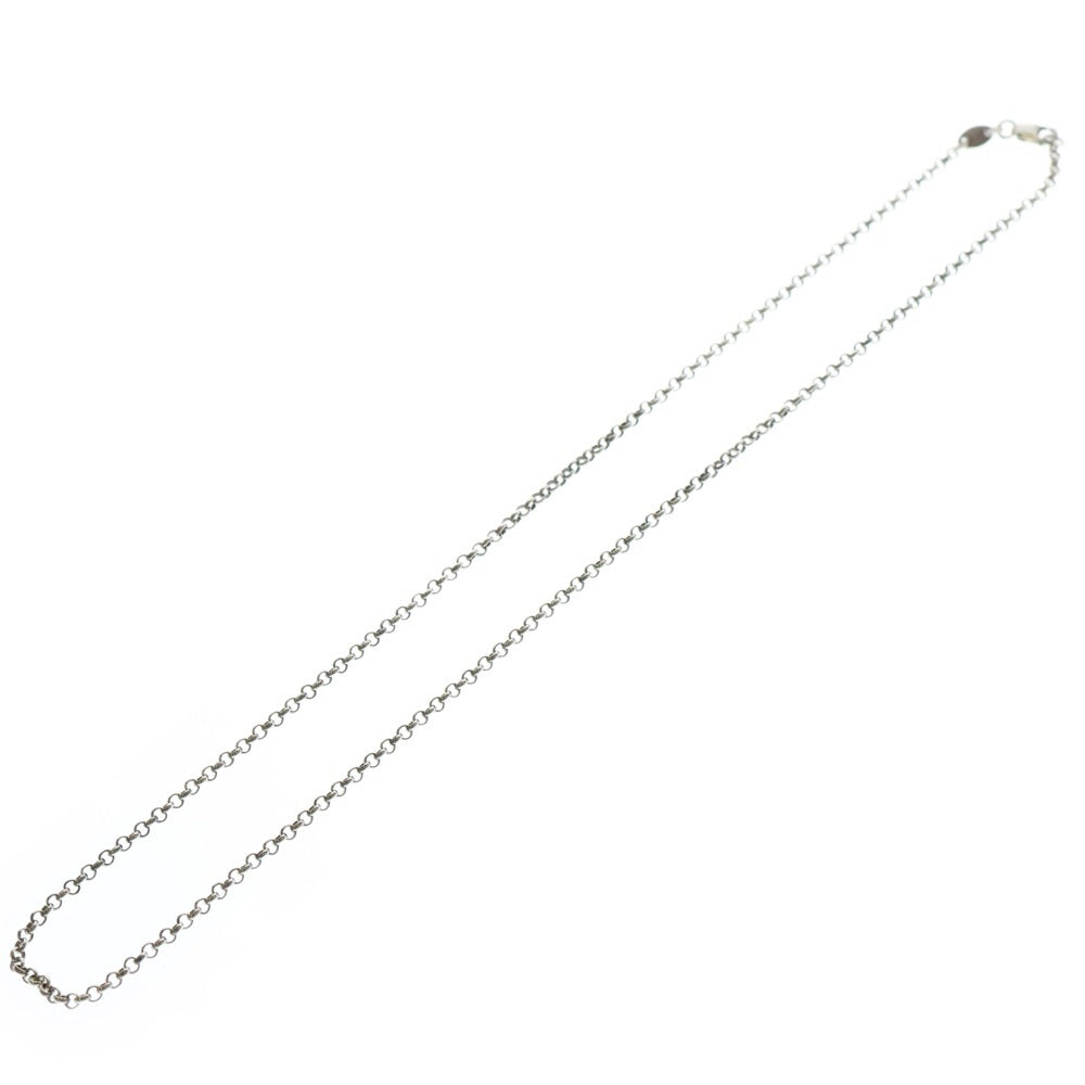 CHROME HEARTS(クロムハーツ) NECKCHAIN R18 ロールチェーンネックレス 18inch シルバー BCA083