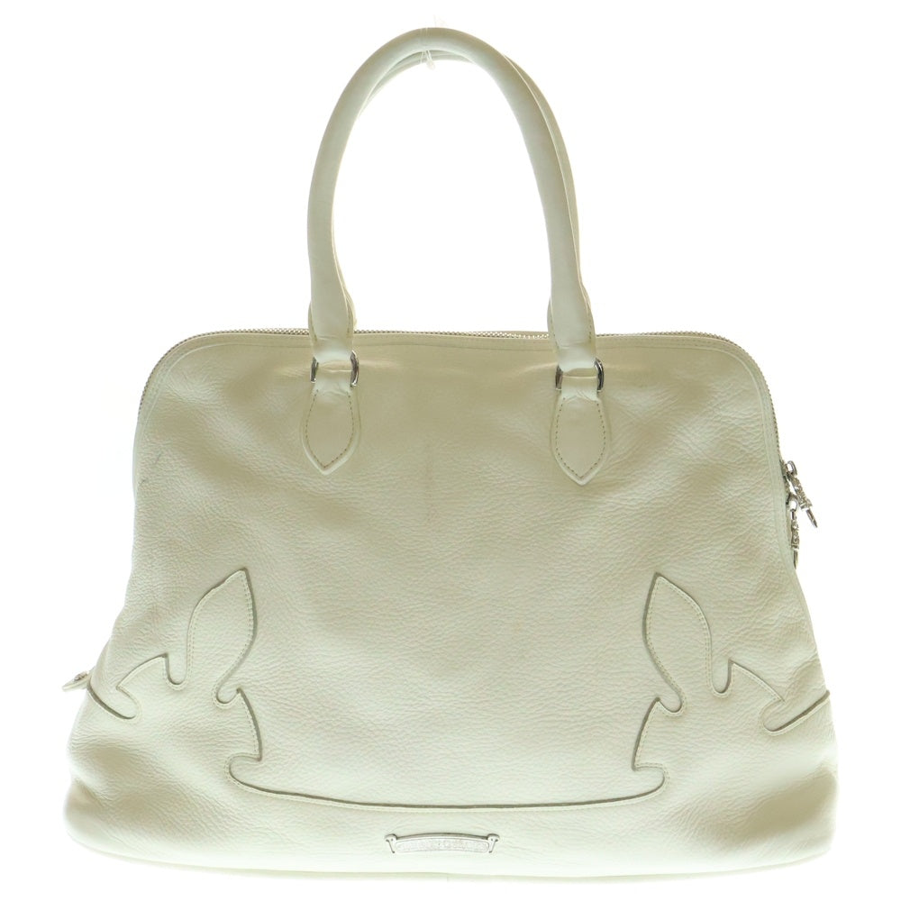 CHROME HEARTS(クロムハーツ) #2 SLOUCHY スラウチー CHフレア装飾 ハンドバッグ ホワイト