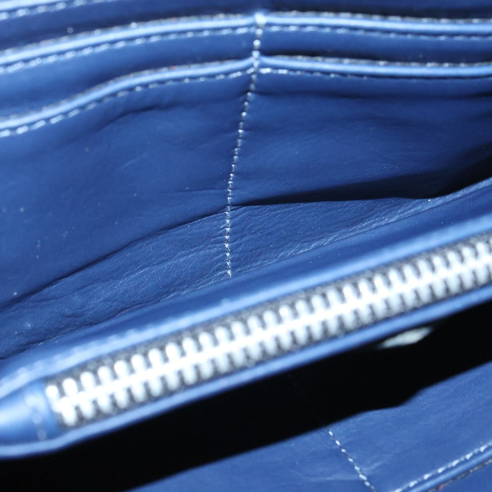 CHROME HEARTS(クロムハーツ) REC F ZIP 3クロス ラウンドジップレザーウォレット 財布 レッド/ブルー
