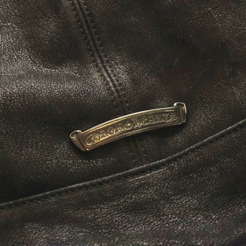 CHROME HEARTS(クロムハーツ) LELO レロ フレアニー ガンスリンガーバックル レザーショルダーバッグ ブラック