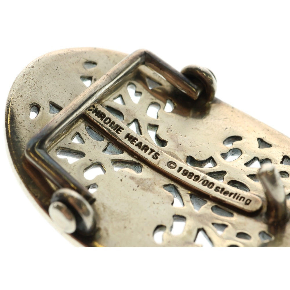 CHROME HEARTS(クロムハーツ) OVAL CROSS STRAP1.5クラシックオーバルクロスバックル シルバー BCA359