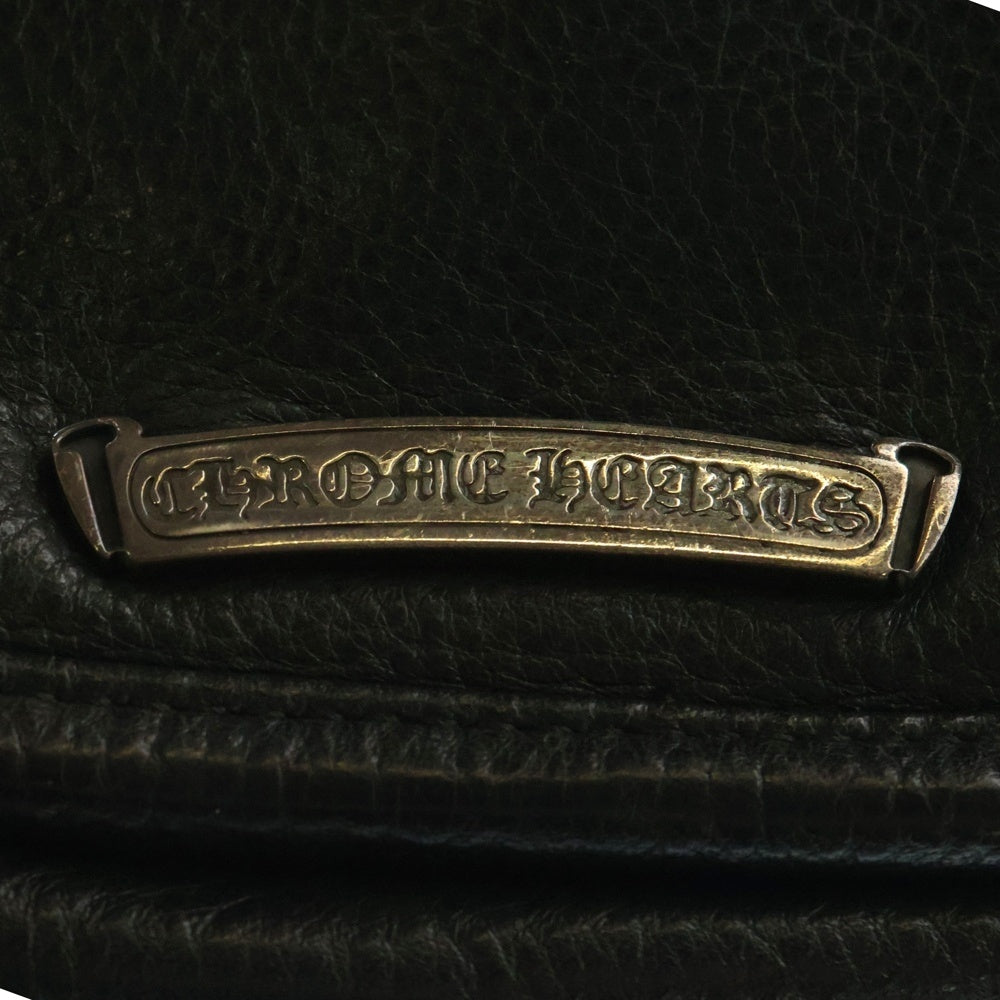 CHROME HEARTS(クロムハーツ) SOFT SHOULDER TINY タイニー ソフト ショルダーバッグ メッセンジャーバッグ ブラック/シルバー