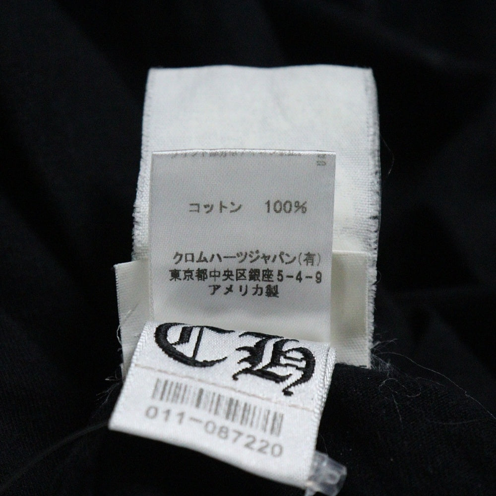 CHROME HEARTS(クロムハーツ) FOTI S/S TEE ハリスティーター ボックスプリント半袖Tシャツ カットソー ブラック