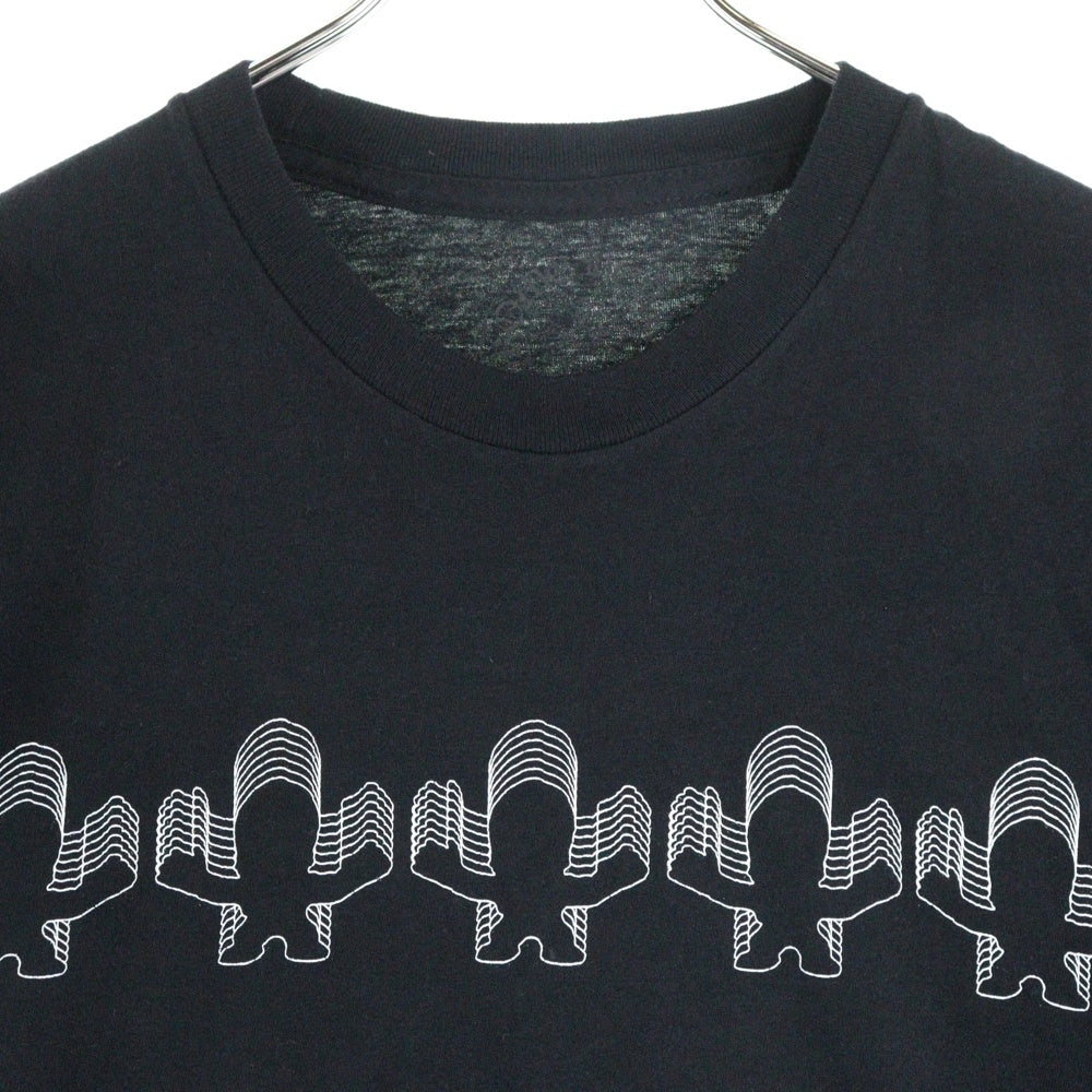 CHROME HEARTS(クロムハーツ) FOTI HARRIS TEETER SILHOUETTE フォティ ハリスティーター シルエット プリント半袖Tシャツ カットソー ブラック