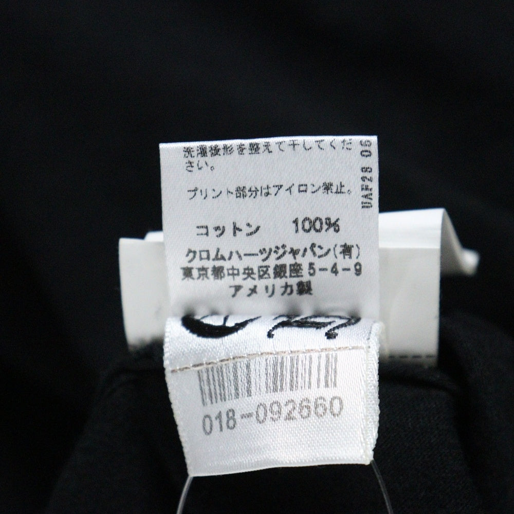 CHROME HEARTS(クロムハーツ) FOTI HARRIS TEETER SILHOUETTE フォティ ハリスティーター シルエット プリント半袖Tシャツ カットソー ブラック