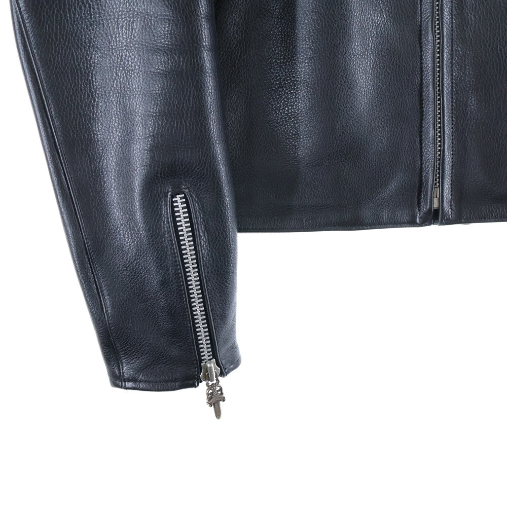 CHROME HEARTS(クロムハーツ) RACING2 レーシング2 ダガージップシングルライダースレザージャケット
