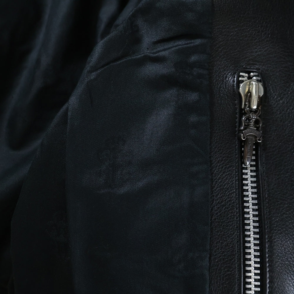 CHROME HEARTS(クロムハーツ) RACING2 レーシング2 ダガージップシングルライダースレザージャケット