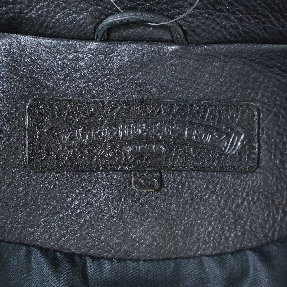 CHROME HEARTS(クロムハーツ) RACING2 レーシング2 ダガージップシングルライダースレザージャケット