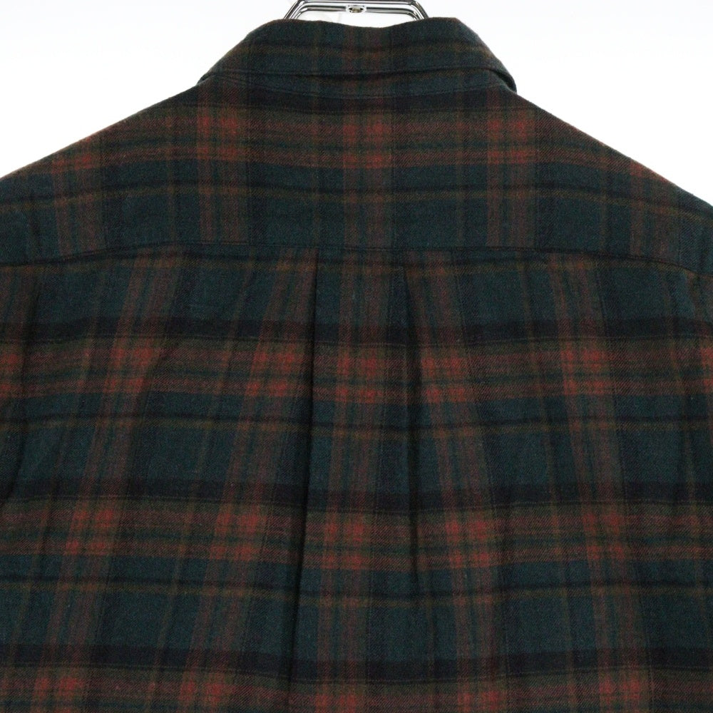 CHROME HEARTS(クロムハーツ) HEYWOOD SS ヘイウッドショートスリーブ 半袖チェックシャツ JVPタグ レッド調