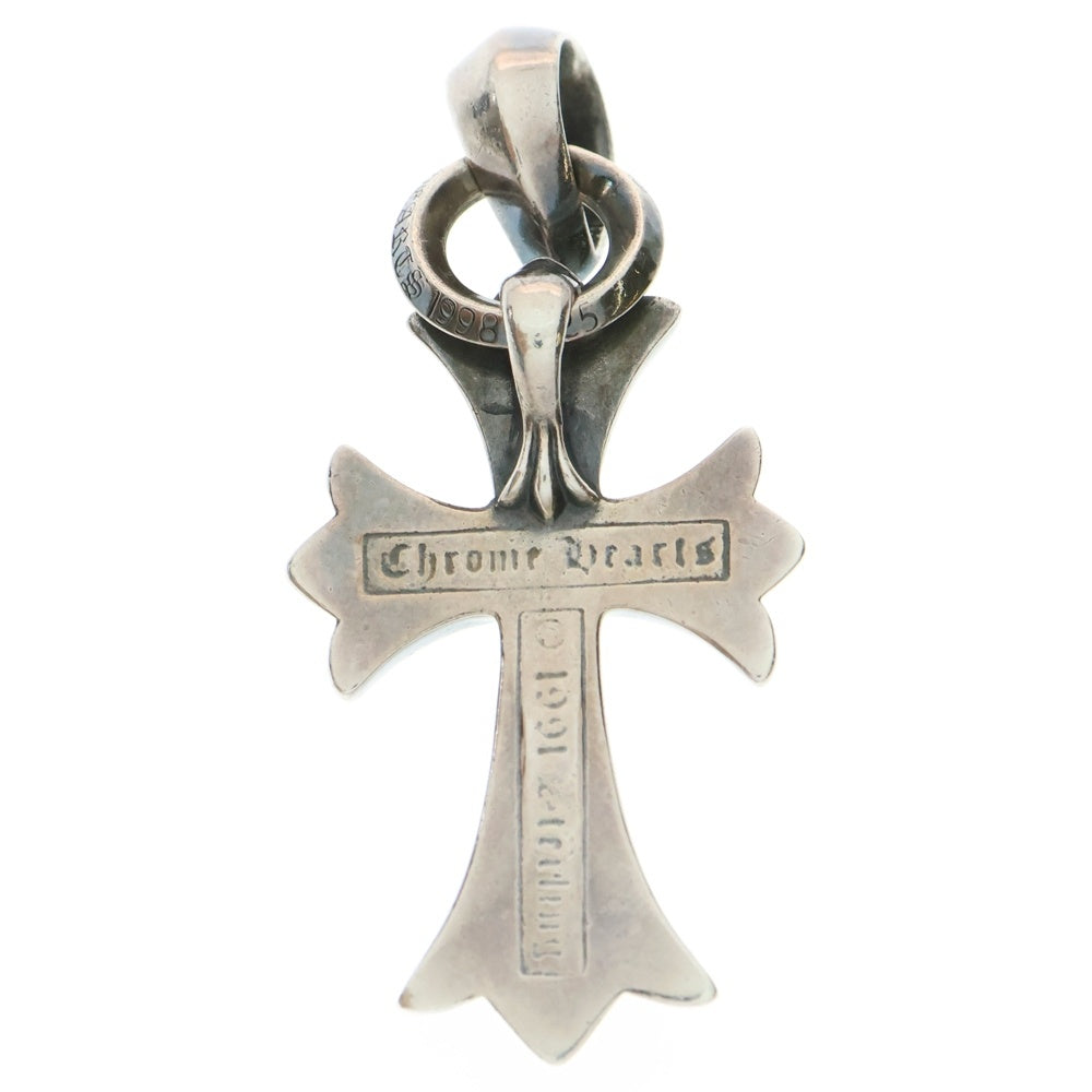 CHROME HEARTS(クロムハーツ) CH CRS SML W/BALE Wベイル スモールCHクロス ペンダントトップ シルバー BCA218