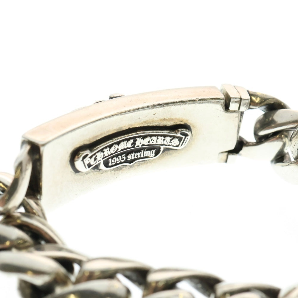 CHROME HEARTS(クロムハーツ) ID DAGGER ダガーIDクラシックリンクブレスレット 12LINK シルバー BCA156