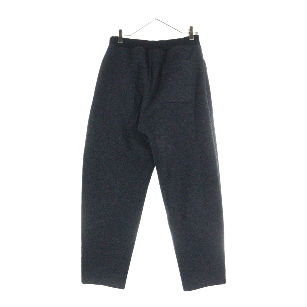 BATONER(バトナ―) W-FACE FLUFFY PANTS Black Wフェイス 圧縮ウールパンツ ブラック BN-21FM-040