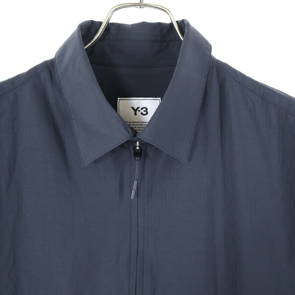 Y-3(ワイスリー) CLASSIC LIGHT RIPSTOP OVERSHIRT クラシック ライト リップストップ オーバーシャツ ブラック HG8596
