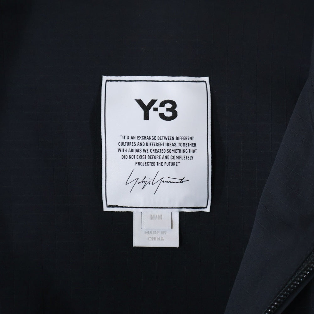 Y-3(ワイスリー) CLASSIC LIGHT RIPSTOP OVERSHIRT クラシック ライト リップストップ オーバーシャツ ブラック HG8596