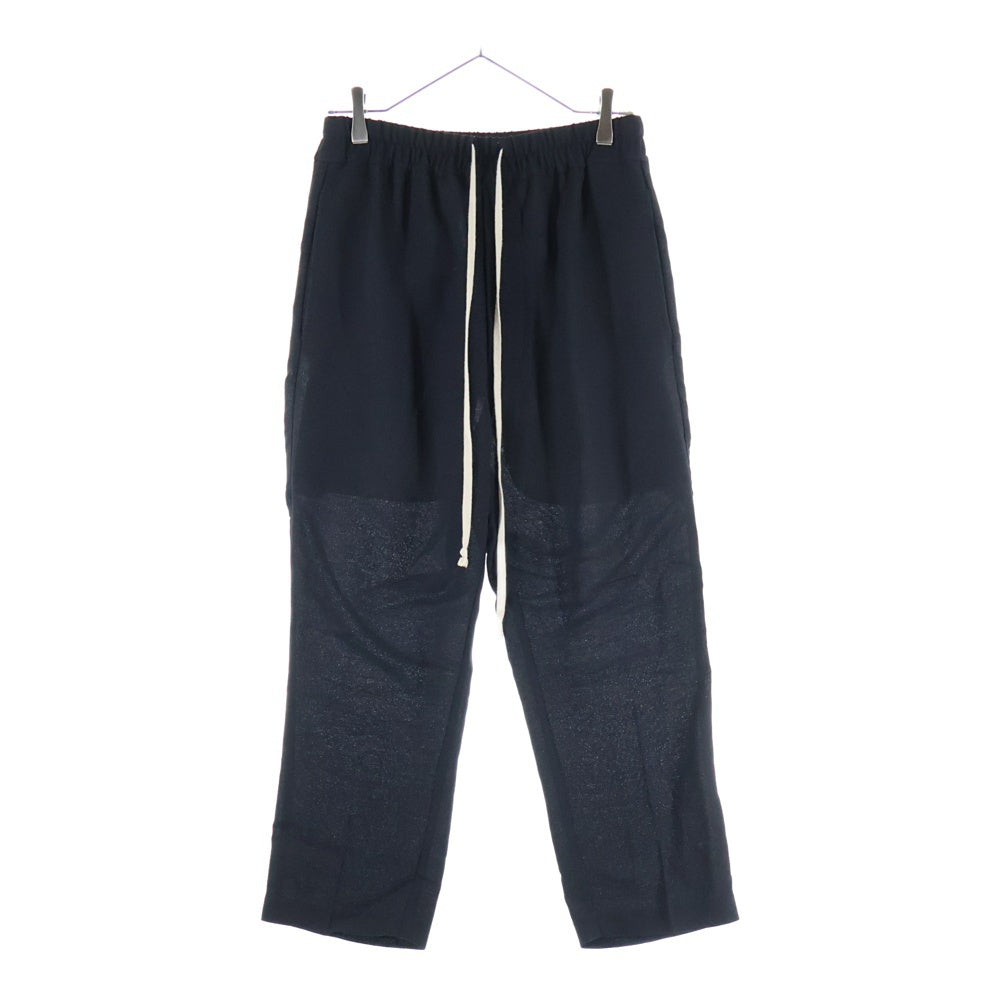 Rick Owens(リックオウエンス) 20AW ドローストリングクロップドパンツ スラックス ブラック RU20F3397-WE