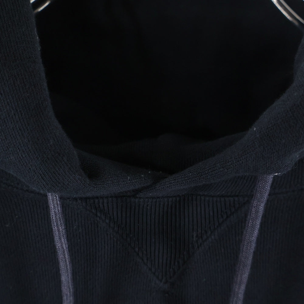 Sacai(サカイ) 23SS Hello sacai フロントプリント プルオーバーパーカー ブラック 23-0541S