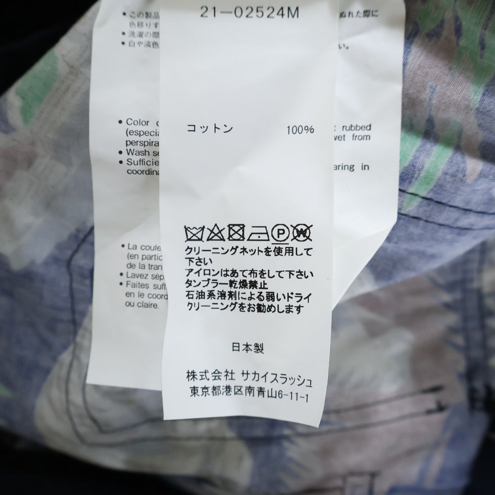 Sacai(サカイ) 21SS Archive Print Mix Jacket アーカイブ プリント ミックス ジャケット ブルゾン トラッカージャケット 21-02524M