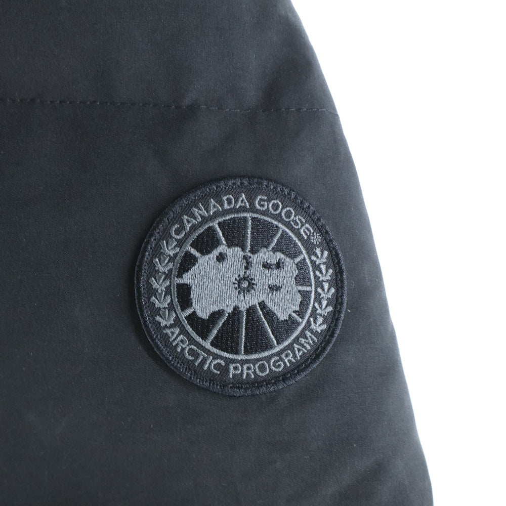 CANADA GOOSE(カナダグース) BLACK LABELCARSON PARKA ブラックレーベル カーソンパーカー コヨーテファー付き フーデッド ナイロン ダウンジャケット ブラック 3805MB