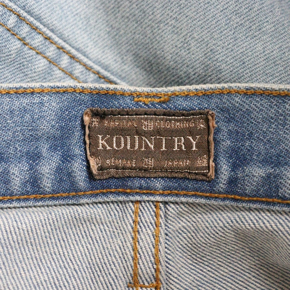 KAPITAL(キャピタル) 24SS 14oz DENIM SHORTS STUDS REMAKE スタッズ付き リメイクデニムショーツ インディゴ EK-1626SP