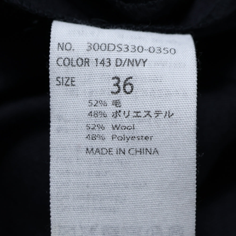 ENFOLD(エンフォルド) ギャバンレイヤード トレンチコート ブラック レディース 300DS330-0350