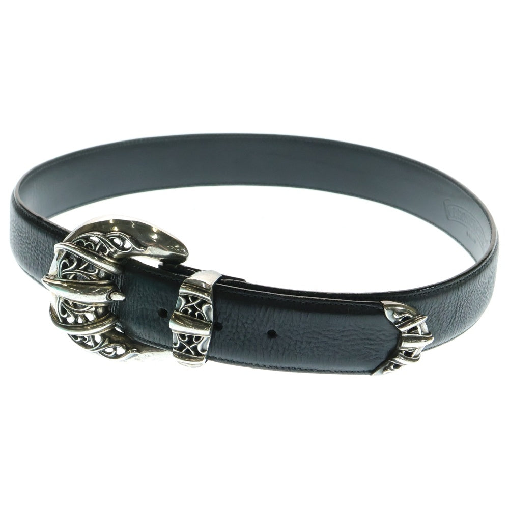 CHROME HEARTS(クロムハーツ) TALON BELT 3PC 1.5 タロンベルト 1.5inch ブラック/シルバー
