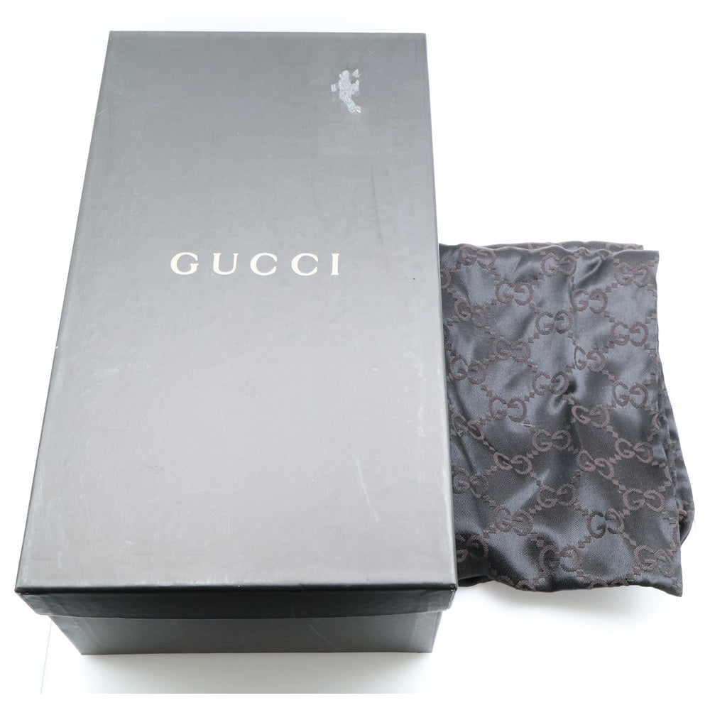 GUCCI(グッチ) GGキャンパス ホースビット付きサンダル レディース ブラック
