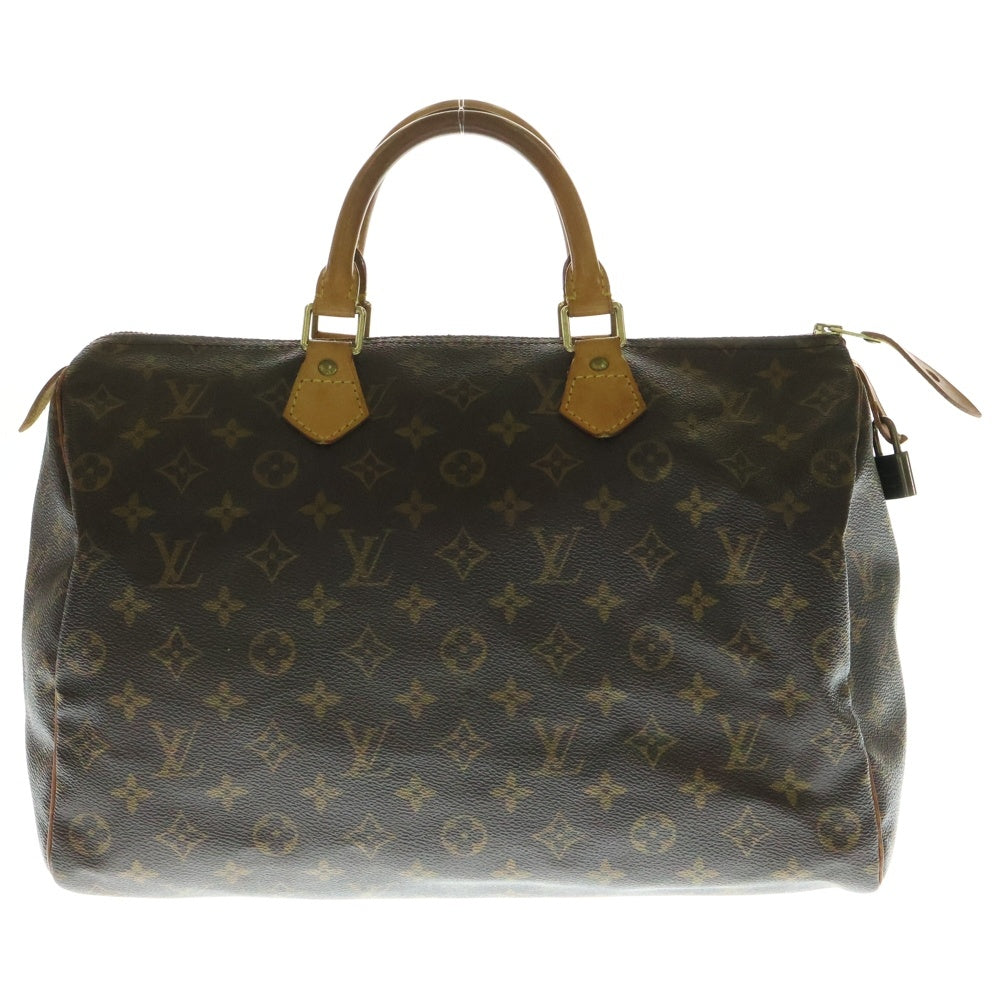 LOUIS VUITTON(ルイヴィトン) スピーディー35 モノグラムハンドバッグ カデナ付き 90年製 ブラウン