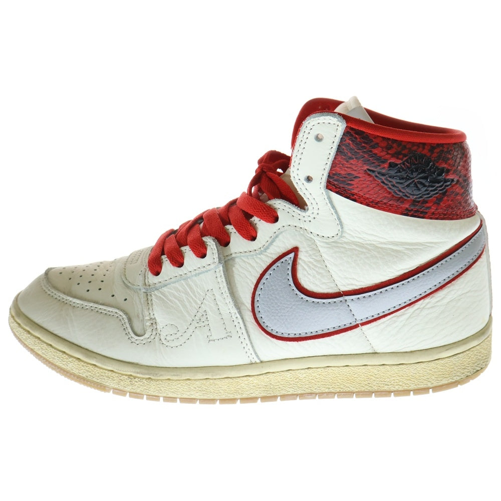 NIKE(ナイキ) ×AWAKE NY JORDAN AIR SHIP PE SP アウェイク ニューヨーク ジョーダン エアシップ ハイカットスニーカー シューズ ホワイト/レッド US8/27cm FN8675-100