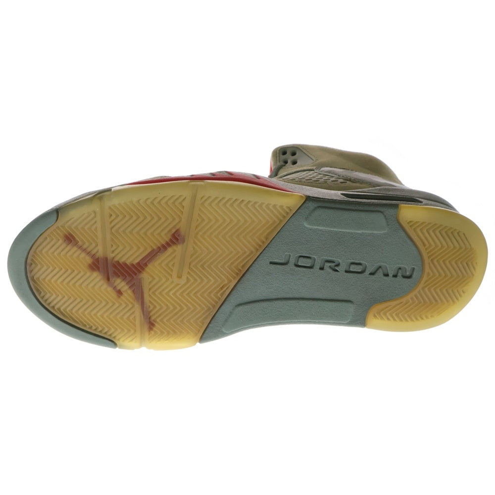 NIKE(ナイキ) AIR JORDAN 5 RETRO P51 CAMO 136027-051 エアジョーダン5 レトロ P51 カモ ハイカットスニーカー カーキ US12/30cm