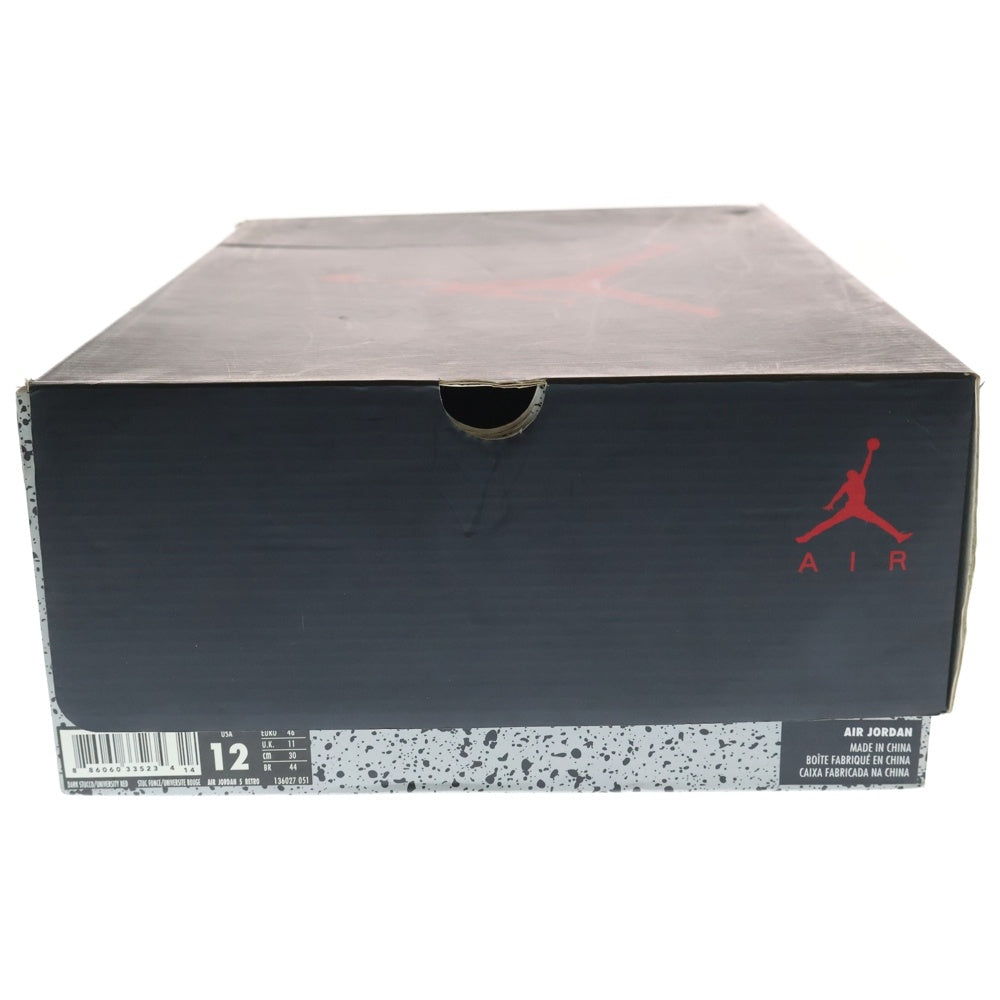 NIKE(ナイキ) AIR JORDAN 5 RETRO P51 CAMO 136027-051 エアジョーダン5 レトロ P51 カモ ハイカットスニーカー カーキ US12/30cm