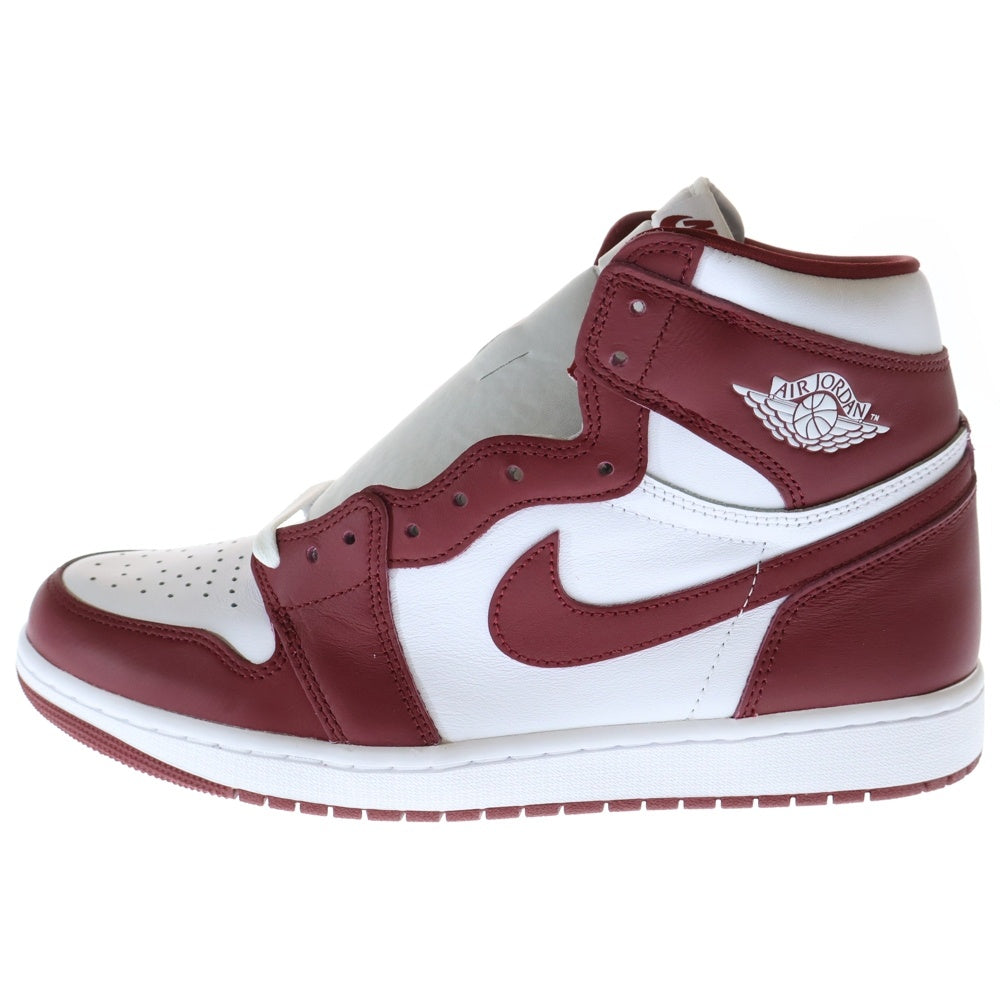 NIKE(ナイキ) AIR JORDAN 1 RETRO HIGH OG ARTISANAL RED DZ5485-160 エアジョーダン1 レトロ アーティザナルレッド ハイカットスニーカー ワインレッド/ホワイト US12/30cm