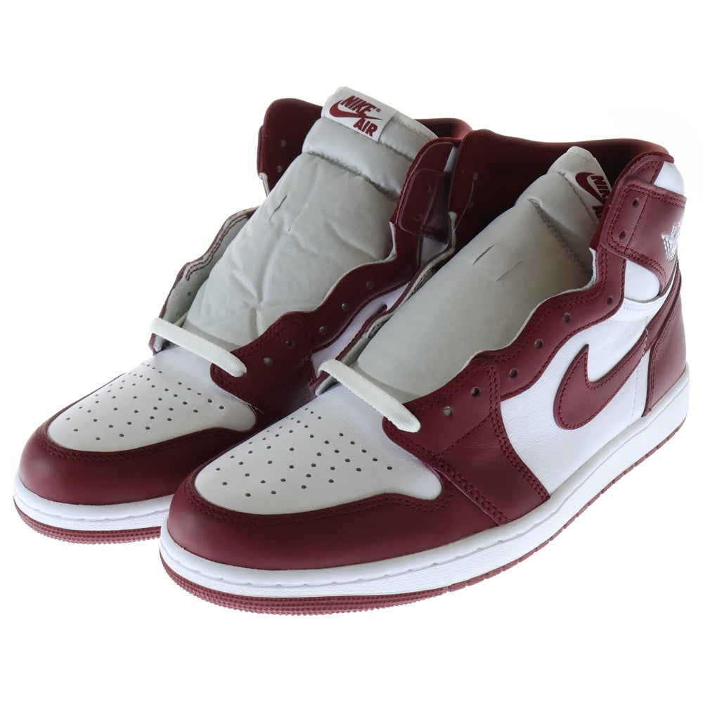 NIKE(ナイキ) AIR JORDAN 1 RETRO HIGH OG ARTISANAL RED DZ5485-160 エアジョーダン1 レトロ アーティザナルレッド ハイカットスニーカー ワインレッド/ホワイト US12/30cm