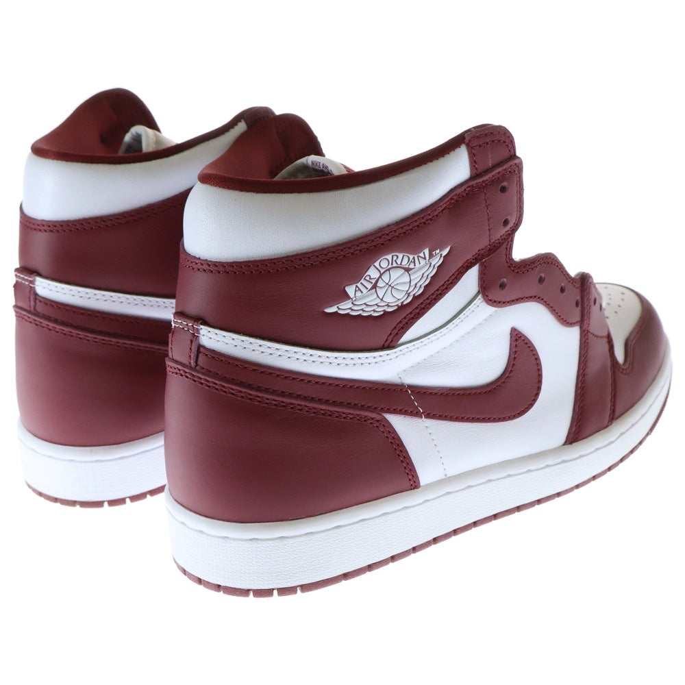 NIKE(ナイキ) AIR JORDAN 1 RETRO HIGH OG ARTISANAL RED DZ5485-160 エアジョーダン1 レトロ アーティザナルレッド ハイカットスニーカー ワインレッド/ホワイト US12/30cm